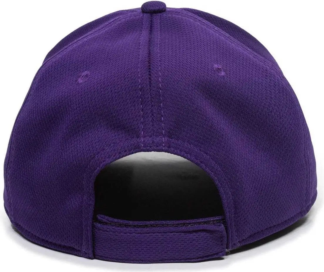 OC Sports MLB-850 Team MLB Logo Located on Left Temple Cap - Purple