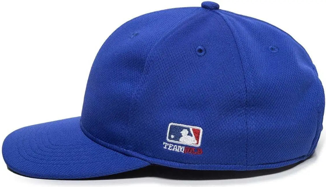 OC Sports MLB-850 Team MLB Logo Located on Left Temple Cap - Royal