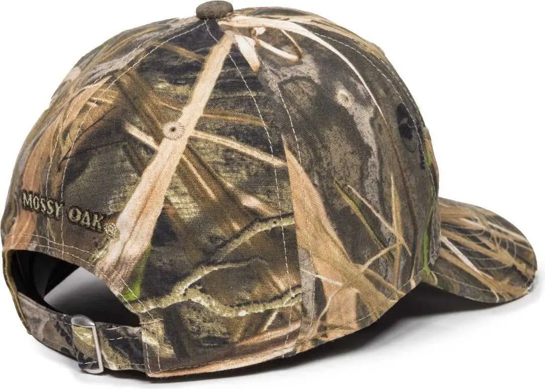 OC Sports MOFS11B Adjustable Cap - Mossy Oak Shadow Grass Habitat - Mossy Oak / 6 7/8’’ - 7 1/2’’