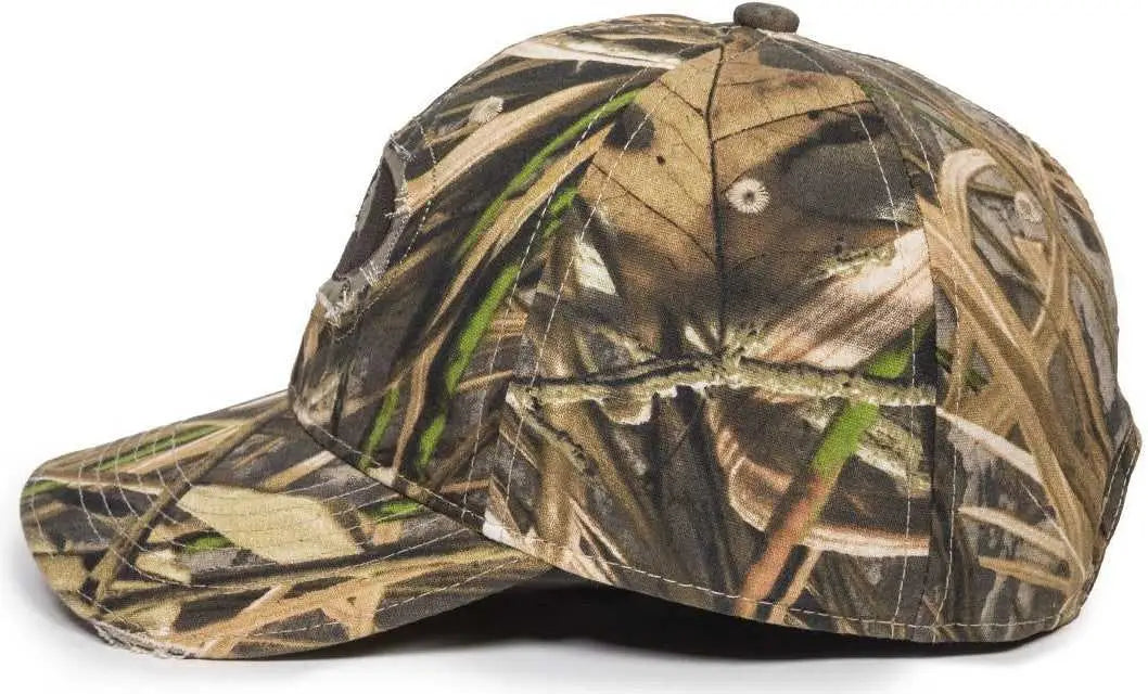 OC Sports MOFS11B Adjustable Cap - Mossy Oak Shadow Grass Habitat - Mossy Oak / 6 7/8’’ - 7 1/2’’