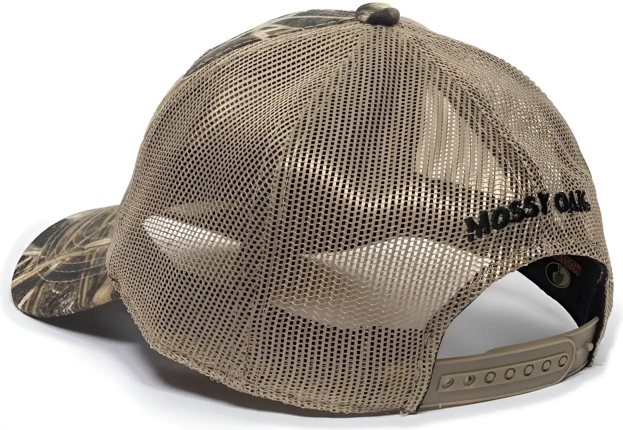 OC Sports MOFS38A Adjustable Mesh Back Cap - Mossy Oak Shadow Grass Blades Tan - Mossy Oak Shadow Grass Blades Tan / 6