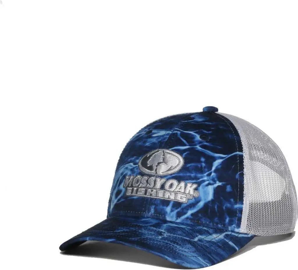 OC Sports MOFS44B Mossey Oak Fishing Cap Pro Crown - Mossy Oak Marlin White - Mossy Oak White / OSFM