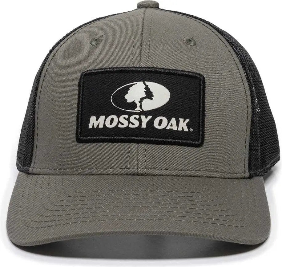 OC Sports MOFS47A Mossey Oak Garment Washed Cotton Twill Cap - Olive Black - Olive Black / 6 7/8’’ - 7 1/2’’
