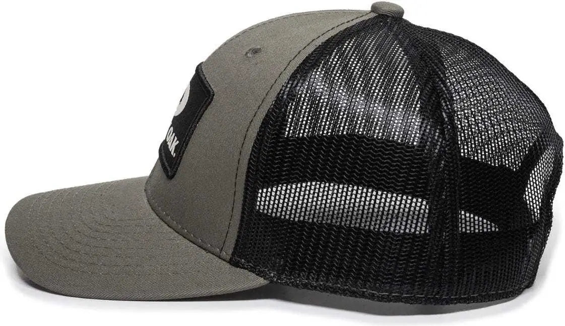 OC Sports MOFS47A Mossey Oak Garment Washed Cotton Twill Cap - Olive Black - Olive Black / 6 7/8’’ - 7 1/2’’