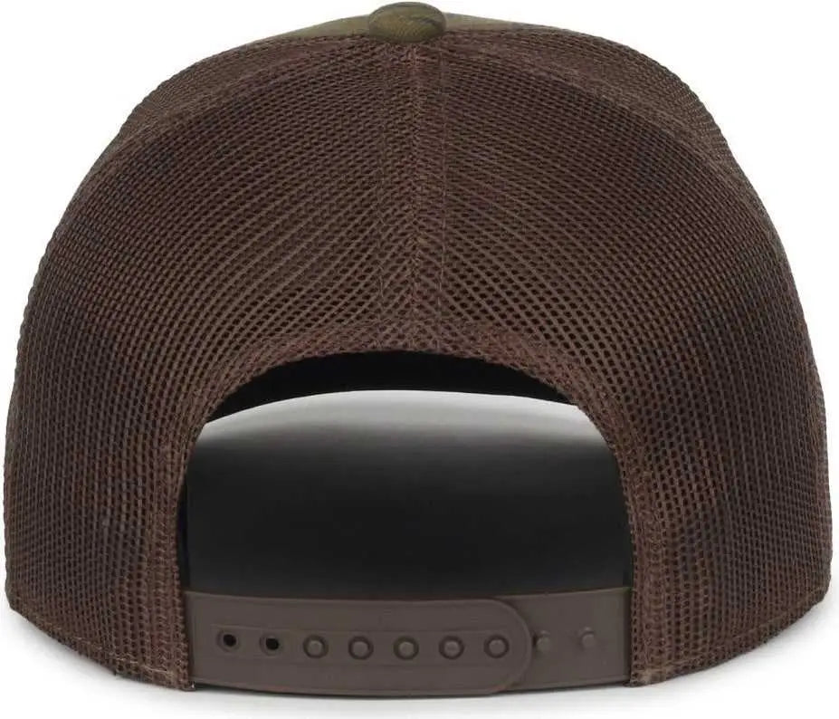 OC Sports MOFS54 Mossy Oak Retro Bottomland Cap - Mossy Oak Original Bottomland Brown - Mossy Oak Brown / OSFM