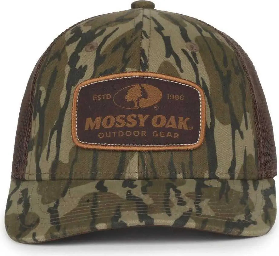 OC Sports MOFS54 Mossy Oak Retro Bottomland Cap - Mossy Oak Original Bottomland Brown - Mossy Oak Brown / OSFM