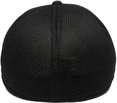 OC Sports MWS1125 Proflex Fit Sandwich Mesh Ball Cap - Black