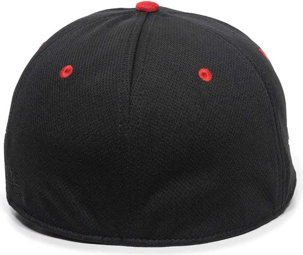 OC Sports MWS25 Anti-Glare Undervisor Cap -Black Red