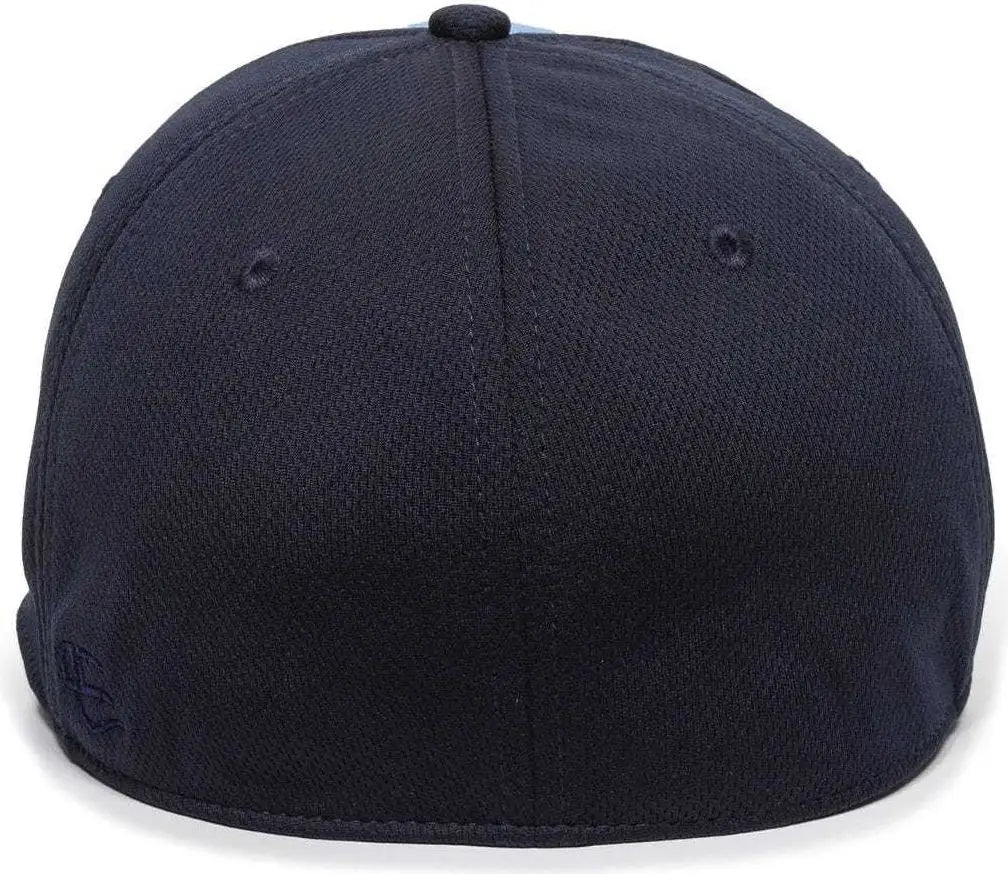 OC Sports MWS25 Anti-Glare Undervisor Cap -Columbia Blue Navy Navy