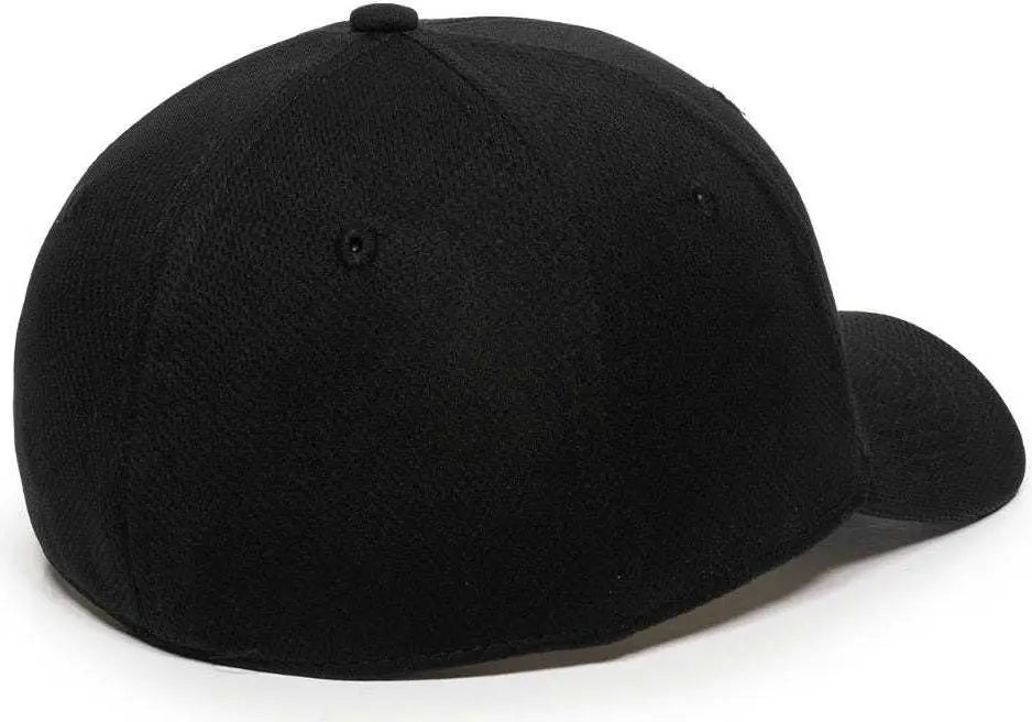 OC Sports MWS25 Flexible Fitting Cap - Black