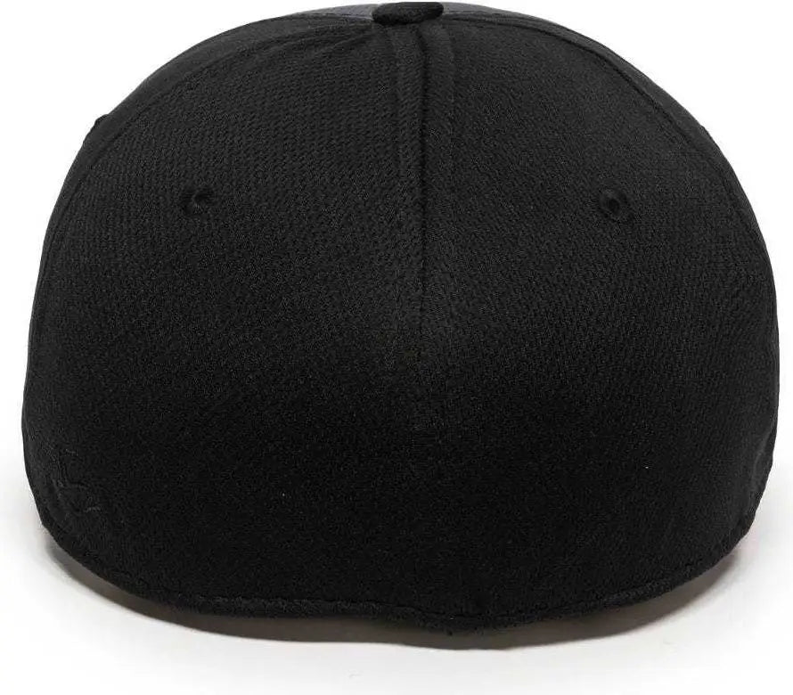 OC Sports MWS25 Flexible Fitting Cap - Graphite Black Black