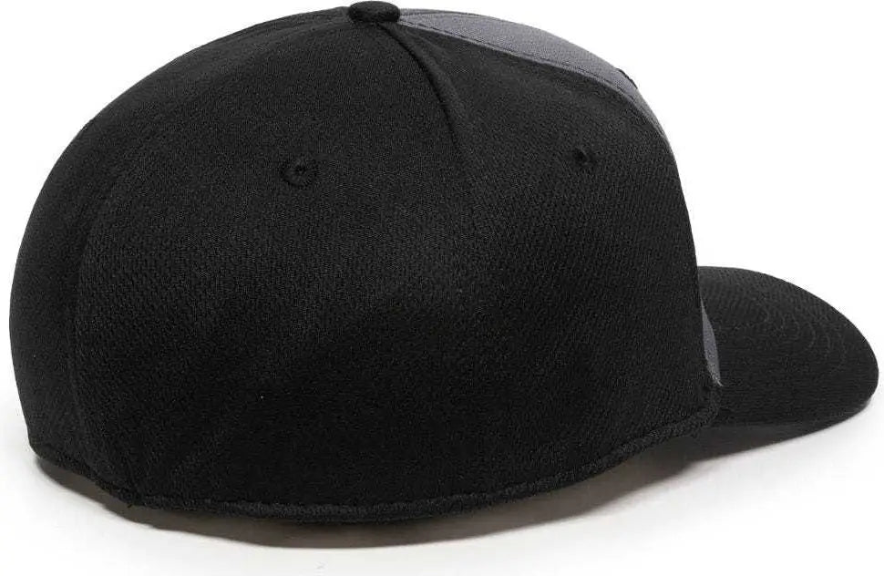 OC Sports MWS25 Flexible Fitting Cap - Graphite Black Black
