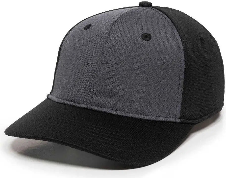 OC Sports MWS25 Flexible Fitting Cap - Graphite Black Black