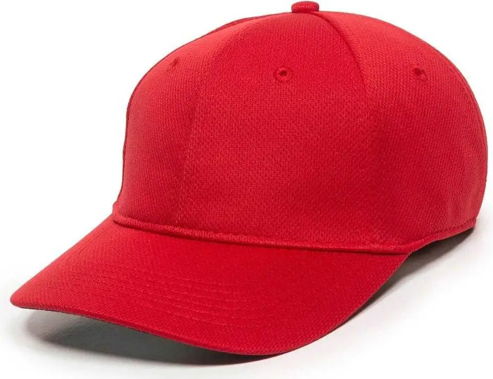 OC Sports MWS25 Flexible Fitting Cap - Red