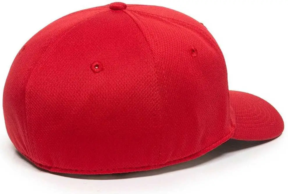 OC Sports MWS25 Flexible Fitting Cap - Red