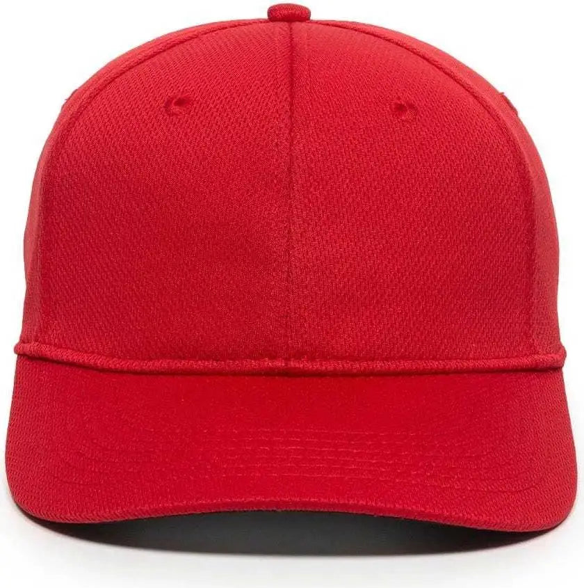 OC Sports MWS25 Flexible Fitting Cap - Red