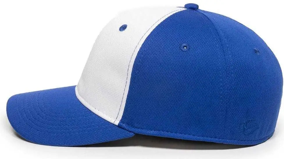 OC Sports MWS25 Flexible Fitting Cap - White Royal Royal