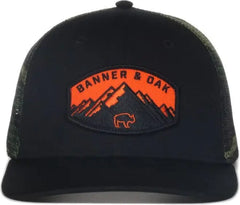 OC Sports NEBO Banner and Oak Pro Crown Mesh Back Cap - Black Generic Camo - Camo / OSFM