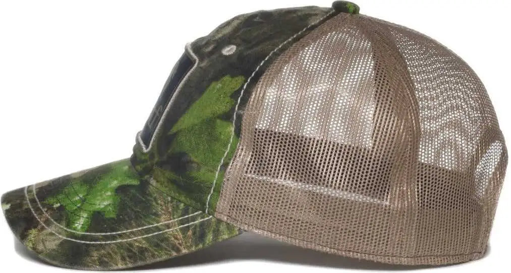 OC Sports NWTF32C National Wild Turkey Series Cap - Mossy Oak Obsession Khaki - Mossy Oak Khaki / OSFM