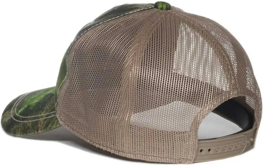 OC Sports NWTF32C National Wild Turkey Series Cap - Mossy Oak Obsession Khaki - Mossy Oak Khaki / OSFM