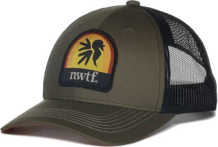 OC Sports NWTF35A National Wild Turkey Series Cap - Loden Black - Black / OSFM