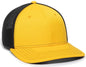 OC Sports OC12M Phenom Performance Twill Front Panel Cap -Gold Black - Gold Black / 6 3/4’’ - 7 1/8’’