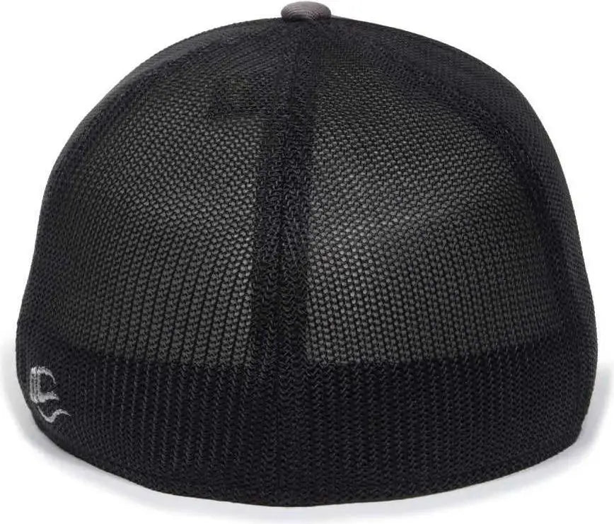 OC Sports OC12M Phenom Performance Twill Front Panel Cap -Graphite Black