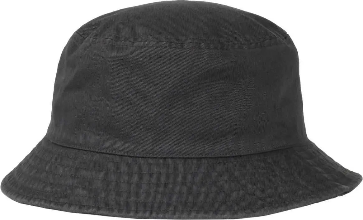 OC Sports OC200 Medium Washed Bucket Cotton Hat - Gray - Gray / OSFM
