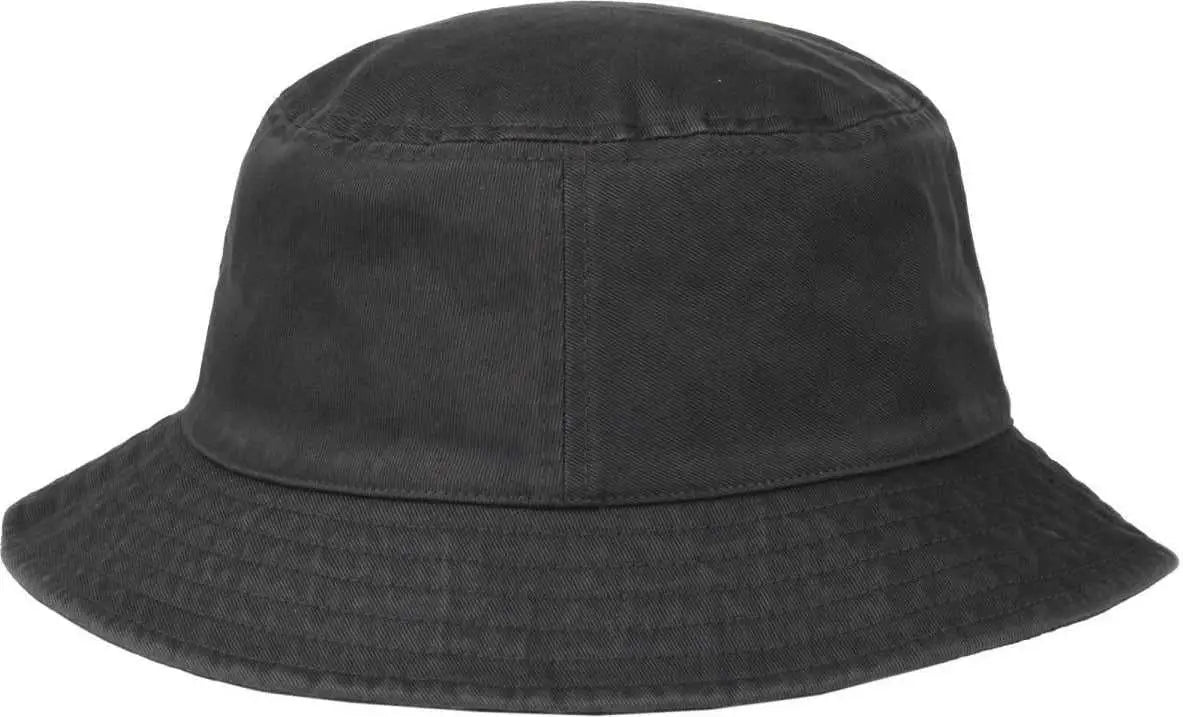 OC Sports OC200 Medium Washed Bucket Cotton Hat - Gray - Gray / OSFM