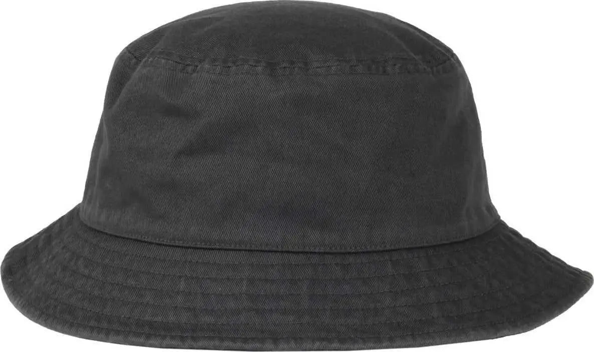OC Sports OC200 Medium Washed Bucket Cotton Hat - Gray - Gray / OSFM