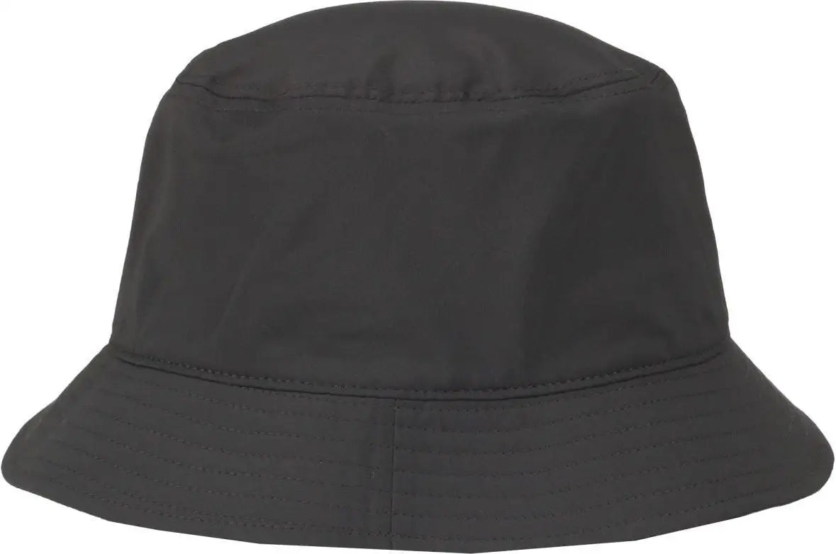 OC Sports OC200PF Medium Washed Bucket Polyester Hat - Graphite - Dark Gray / OSFM