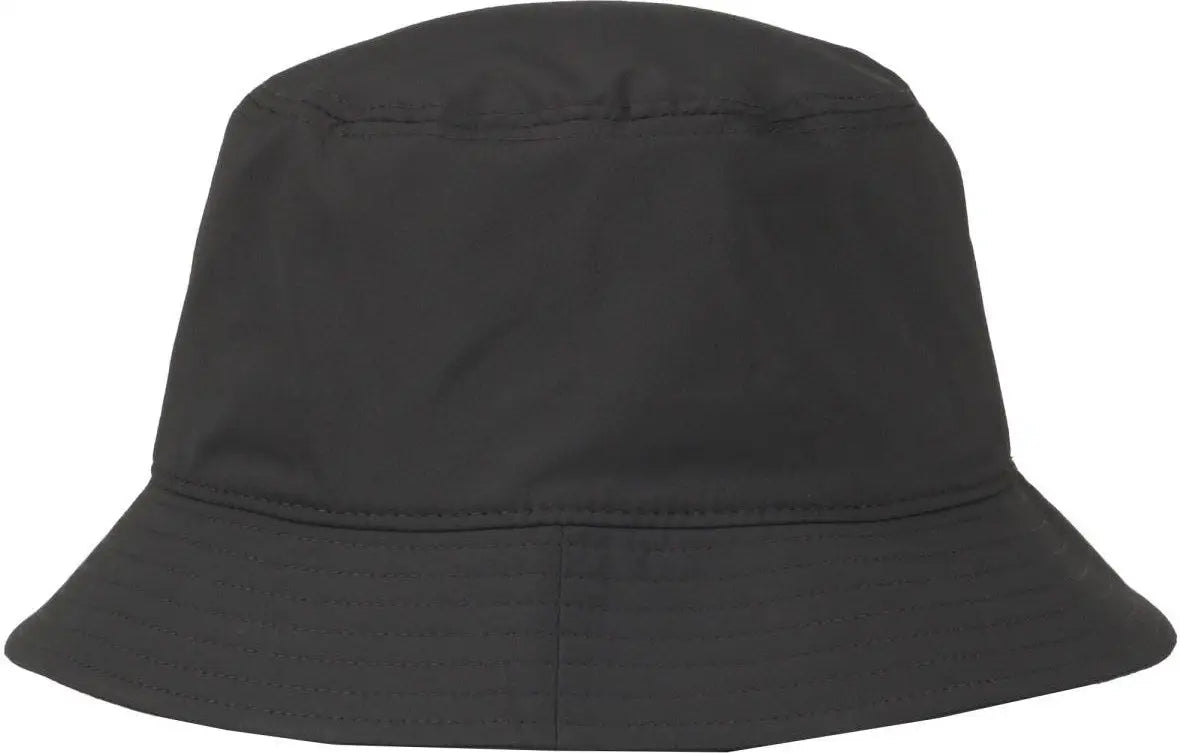 OC Sports OC200PF Medium Washed Bucket Polyester Hat - Graphite - Dark Gray / OSFM