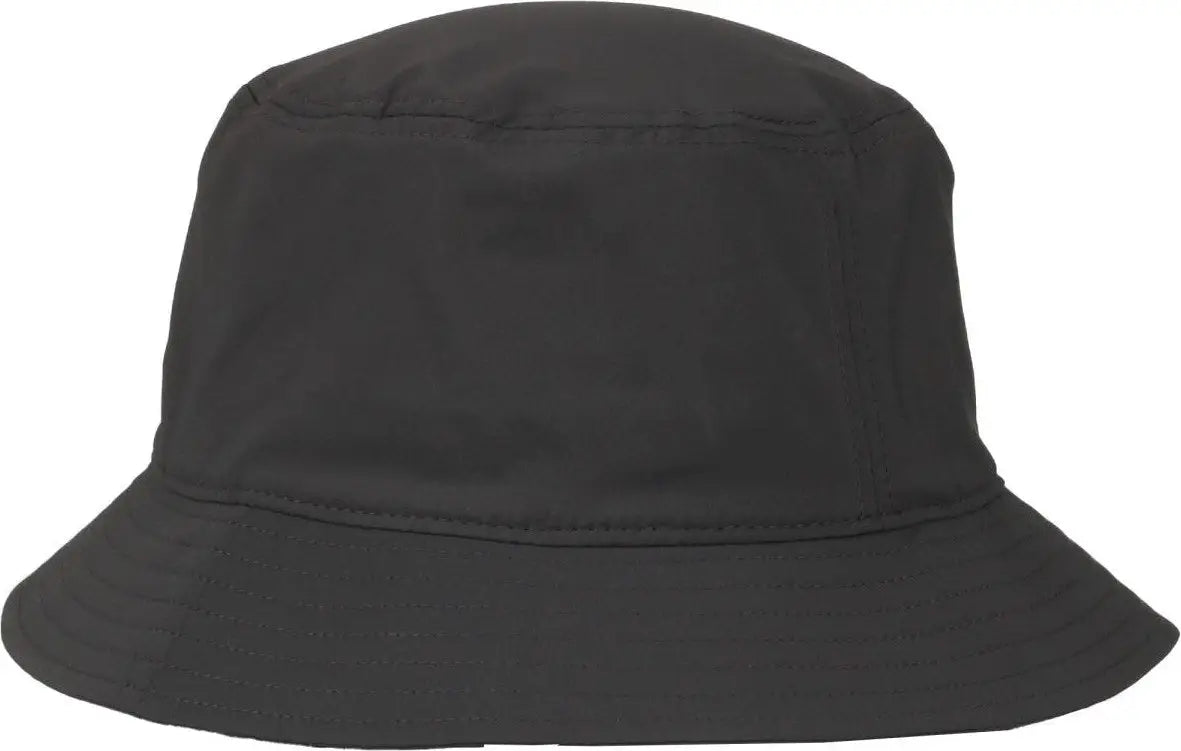 OC Sports OC200PF Medium Washed Bucket Polyester Hat - Graphite - Dark Gray / OSFM
