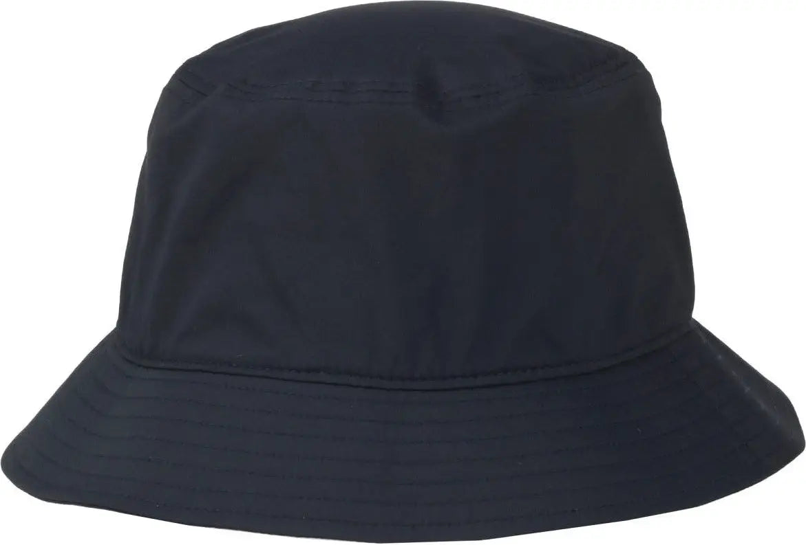 OC Sports OC200PF Medium Washed Bucket Polyester Hat - Navy - Navy / OSFM