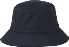 OC Sports OC200PF Medium Washed Bucket Polyester Hat - Navy - Navy / OSFM