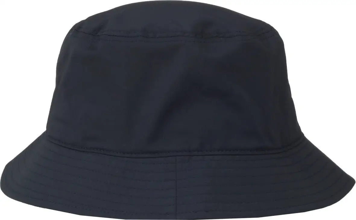 OC Sports OC200PF Medium Washed Bucket Polyester Hat - Navy - Navy / OSFM