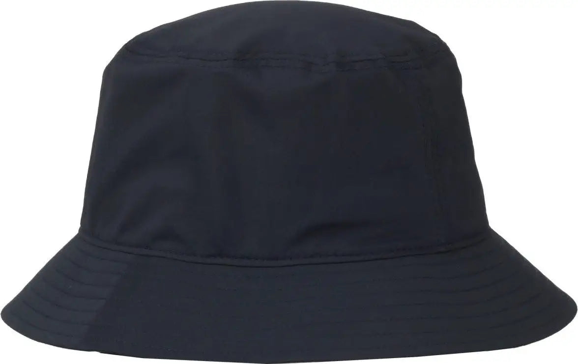 OC Sports OC200PF Medium Washed Bucket Polyester Hat - Navy - Navy / OSFM