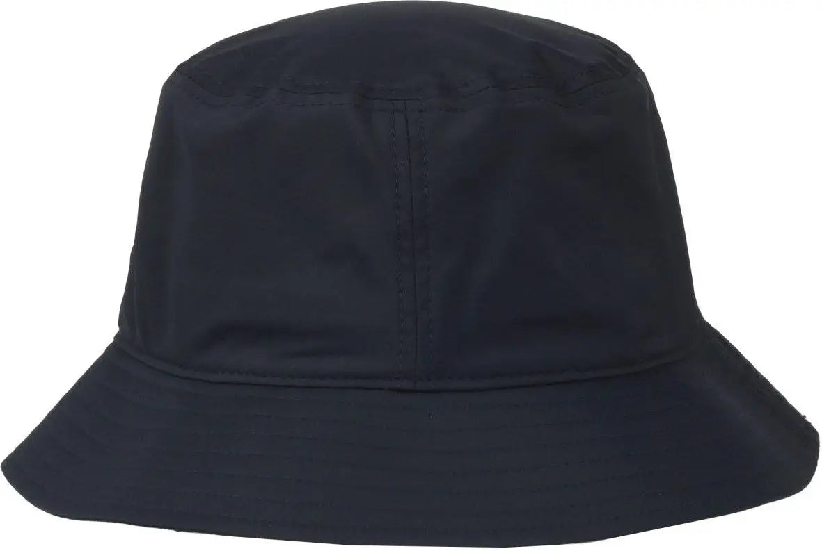 OC Sports OC200PF Medium Washed Bucket Polyester Hat - Navy - Navy / OSFM