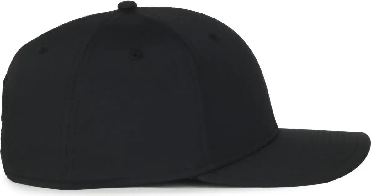 OC Sports OC360PF ProFlex Adjustable Solid Back Cap - Black - Black / OSFM