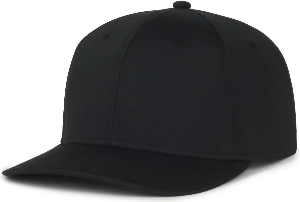 OC Sports OC360PF ProFlex Adjustable Solid Back Cap - Black - Black / OSFM