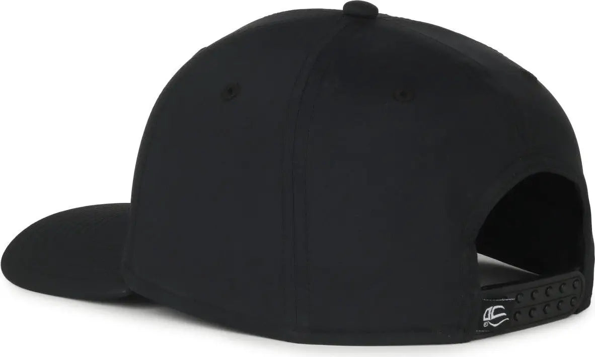 OC Sports OC360PF ProFlex Adjustable Solid Back Cap - Black - Black / OSFM