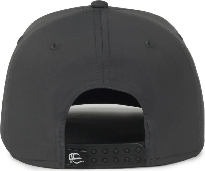 OC Sports OC360PF ProFlex Adjustable Solid Back Cap - Dark Gray - Gray / OSFM