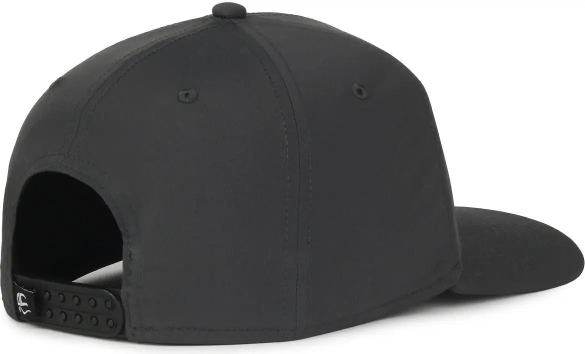 OC Sports OC360PF ProFlex Adjustable Solid Back Cap - Dark Gray - Gray / OSFM