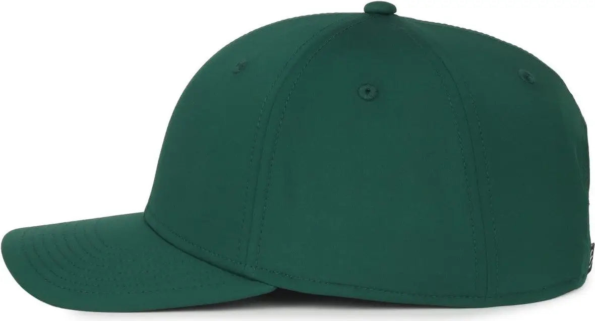 OC Sports OC360PF ProFlex Adjustable Solid Back Cap - Dark Green - Green / OSFM