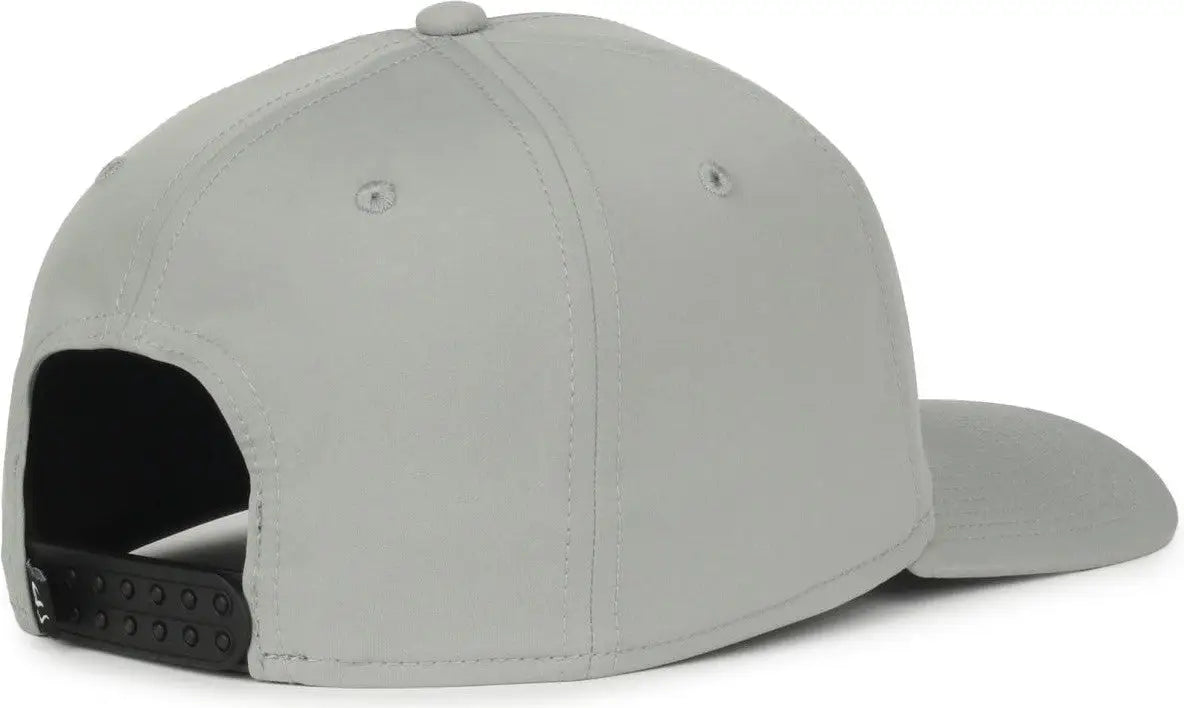 OC Sports OC360PF ProFlex Adjustable Solid Back Cap - Light Gray - Gray / OSFM