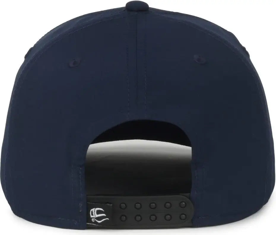 OC Sports OC360PF ProFlex Adjustable Solid Back Cap - Navy - Navy / OSFM