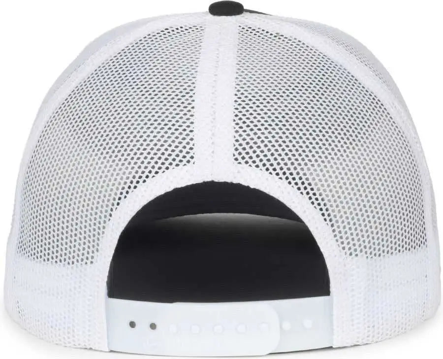 OC Sports OC503M Stripped Front Panel Cap - Black Prism - Prism / OSFM