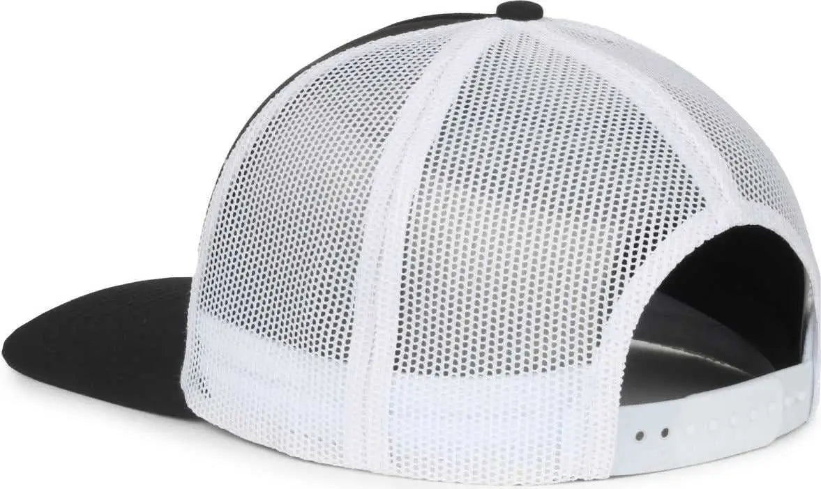 OC Sports OC503M Stripped Front Panel Cap - Black Prism - Prism / OSFM