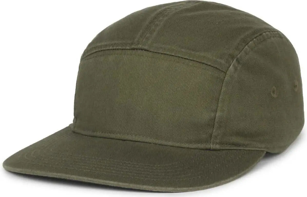 OC Sports OC505 5-Panel Camper Cap - Olive - Olive / OSFM