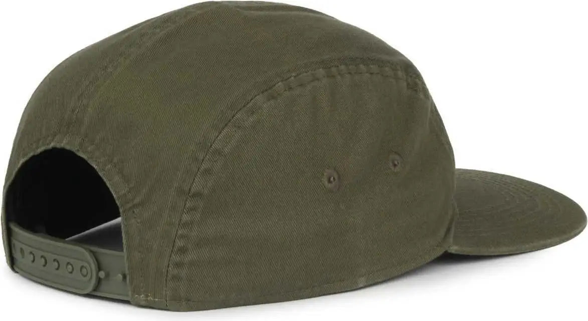 OC Sports OC505 5-Panel Camper Cap - Olive - Olive / OSFM
